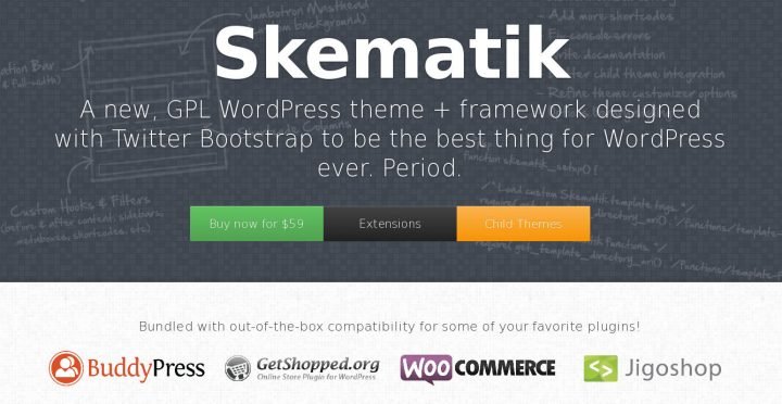 Skematik WordPress Theme Framework