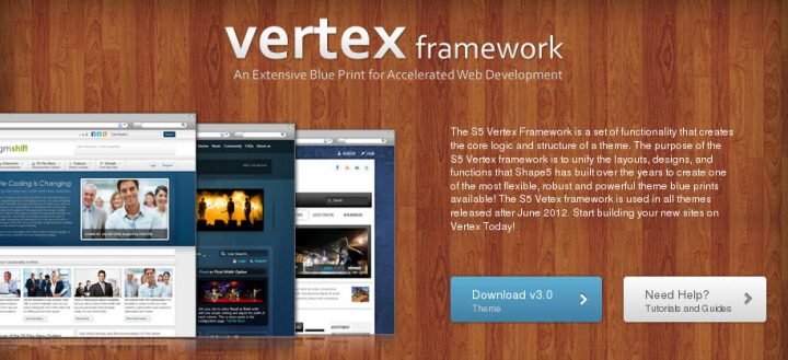 Vertex Framework for WordPress