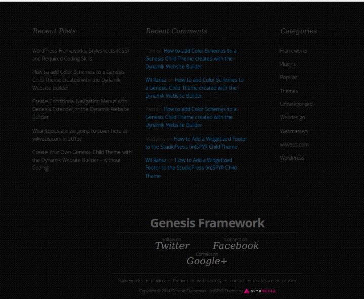 inSPYR 1.6 Footer Columns 2