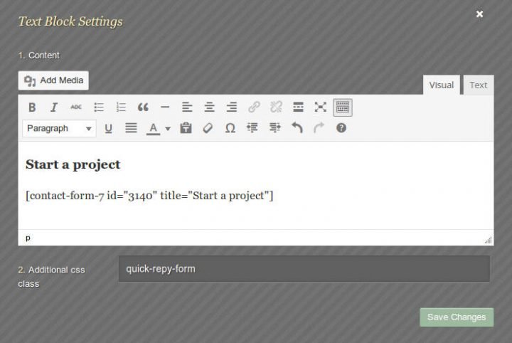 ElegantBuilder Homepage Start a project