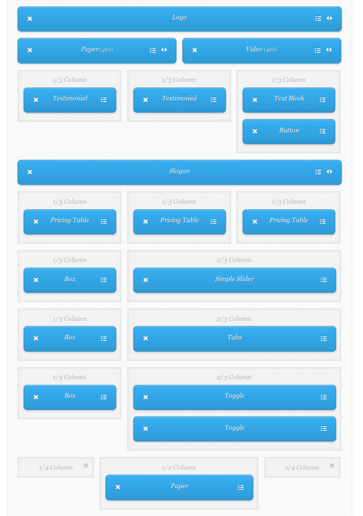 ElegantBuilder Sample Layout