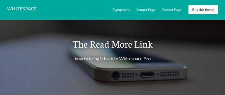 StudioPress Whitespace Pro Header
